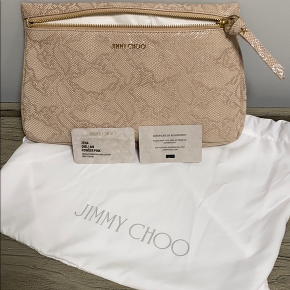 Jimmy Choo Zena blush floral bag - Picture 3 of 4
